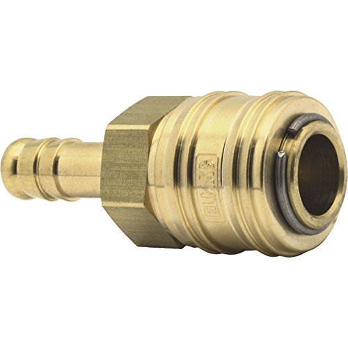 ELMAG 42319 Euro Druckluft Kupplung aus Messing mit 13 mm Schlauchtülle von ELMAG