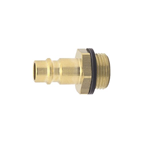 Elmag 42320 Euro-Stecknippel | Außengewinde Ø 1/4 Zoll | Messing von Elmag