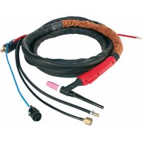 WIG-Schlauchpaket sr 18/4m - hf u/d - flexibler Kopf, für tig SOUND´s mit Wasserkühlung, SteckerØ 13mm 35/50mm2 - Elmag von ELMAG