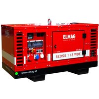 Elmag - Stromerzeuger sedss 133WDE-AVR-DSE4520-V2 mit KUBOTA-Motor D902 (super-schallgedämmt) inkl. Erhaltungsladegerät dse 9150 sowie 1-Uhr von ELMAG