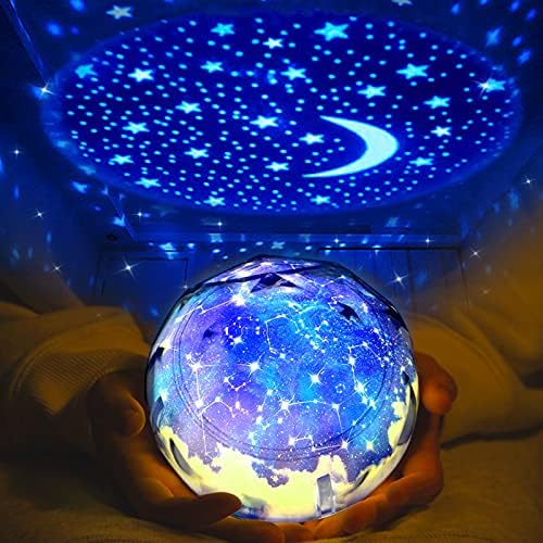 Star Nachtlicht für Kinder, Universum Nachtlicht Projektionslampe, Romantische Stern Meer Geburtstag Neue Projektor Lampe für Schlafzimmer - 3 Sets Film von ELMCHEE