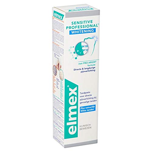 Elmex 2 x Zahnpasta Sensitive Professional Whitening für empfindliche Zähne - 75 ml von ELMEX