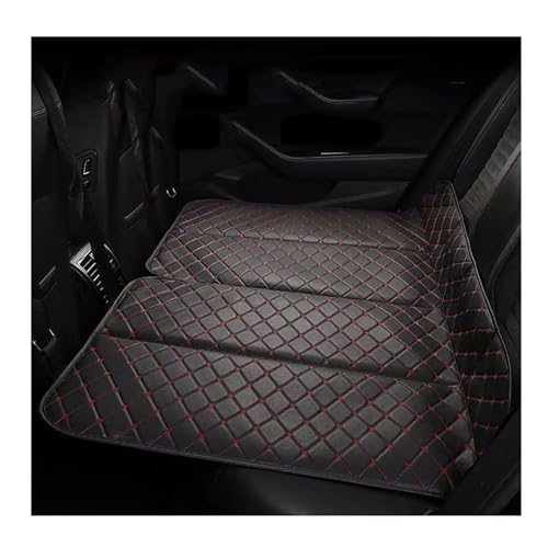 ELNas Nicht Aufblasbare Auto Matratze | Faltbare Bequeme Auto Bett Matratze für Reisen | Campingmatratze für Rücksitz & Kofferraum, für Volvo XC-40 XC40 ab 2018-,BlackRed-135 * 80 von ELNas