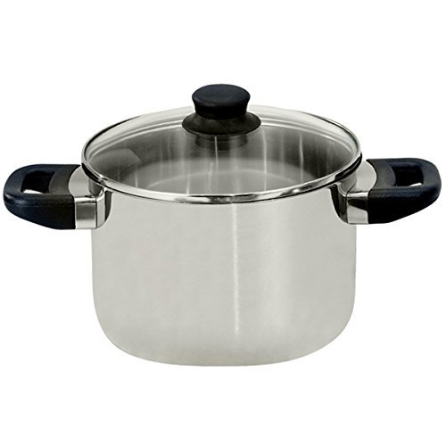 ELO 68216 Juwel De Luxe Stainless Steel 1.8-Quart Stock Pot with Glass Lid, Induction Ready by Leuble Inc./ELO von ELO Cookware