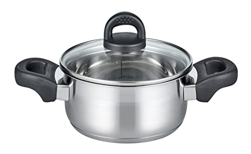 ELO 12117 Bratentopf m.GD 16 cm Serie Turmalin, Induktion, Edelstahl satiniert, rutschfeste Kunststoffgriffe, mit Literskala und Öl-Dosier-System ELO 12117 Bratentopf m.GD 16 cm Serie Turmalin, Induktion, Edelstahl satiniert, rutschfeste Kunststoffgriffe, mit Literskala und Öl-Dosier-System von ELO
