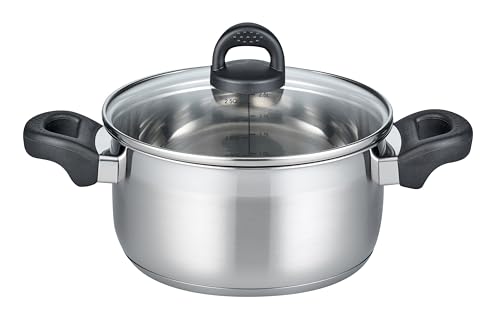 ELO 12217 Fleischtopf m.GD 16 cm Serie Turmalin, Induktion, Edelstahl satiniert, rutschfeste Kunststoffgriffe, mit Literskala und Öl-Dosier-System ELO 12217 Fleischtopf m.GD 16 cm Serie Turmalin, Induktion, Edelstahl satiniert, rutschfeste Kunststoffgriffe, mit Literskala und Öl-Dosier-System von ELO