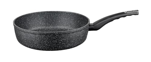 ELO 61208 Schmorpfanne Granit Evolution 28 cm Bratpfanne, Aluminium, schwarz von ELO