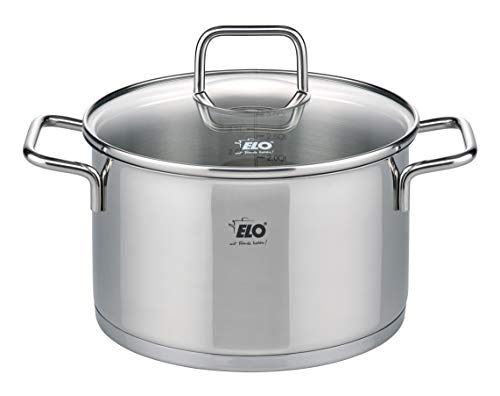 ELO 72421 Citrin Fleischtopf 20 cm, Edelstahl von ELO