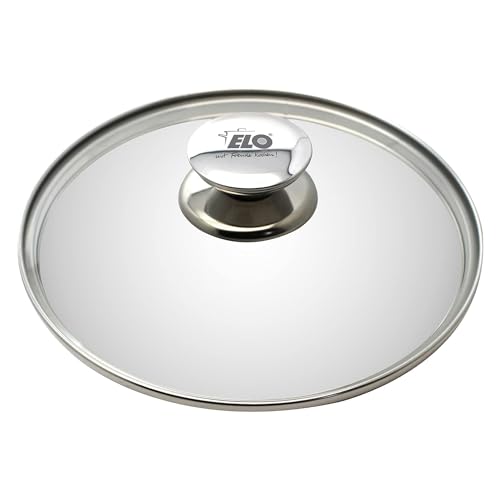 ELO 73017 Glasdeckel Galant 16 cm, aus Glas mit Edelstahlknopf von ELO