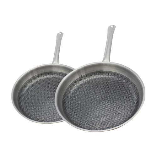 Elo 9349750 Pfannen-Set, 24 und 28 cm, Edelstahl 18-10, Pfannen ohne PFAS, induktionsgeeignet, mineralische Antihaftbeschichtung, ohne PFAS, Edelstahl 18-10, Alugrau, 24 und 28 cm Elo 9349750 Pfannen-Set, 24 und 28 cm, Edelstahl 18-10, Pfannen ohne PFAS, induktionsgeeignet, mineralische Antihaftbeschichtung, ohne PFAS, Edelstahl 18-10, Alugrau, 24 und 28 cm von ELO