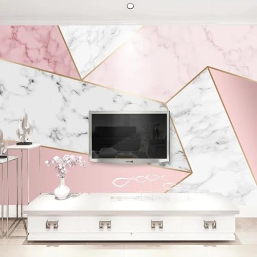 ELOIR Wandbild 3d Wohnzimmer Dekorative Tapete Rosa Geometrischer Marmor Innenwandkunst PVC Selbstklebende Papiermalerei ELOIR Wandbild 3d Wohnzimmer Dekorative Tapete Rosa Geometrischer Marmor Innenwandkunst PVC Selbstklebende Papiermalerei von ELOIR