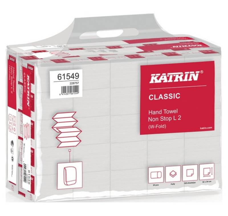 ELOS Strandtücher Falthandtuch Katrin Classic L 2 2-lagig 2-lagig weiß von ELOS