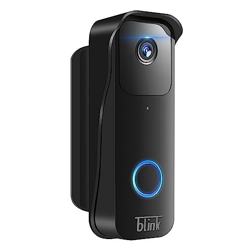 Blink Türklingelhalterung | verstellbare Halterung für Blink Video Türklingel | Verbesserung des Betrachtungswinkels | Blink Home Security Zubehör | Schwarz von ELPHA