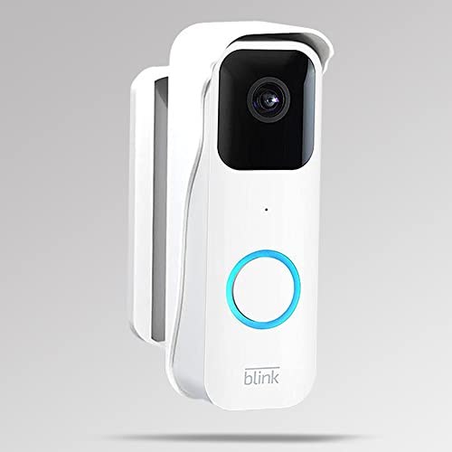 Blink Türklingelhalterung, verstellbare Halterung für Blink-Video-Türklingel, verbessert den Betrachtungswinkel, Blink Home Security Zubehör (weiß) von ELPHA