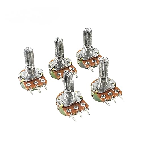 20PCS WH148 20mm 3pin Linear Potentiometer 1K 2K 5K 10K 20K 50K 100K 250K 1M Potentiometer Kit Mit Muttern Und Unterlegscheiben(10K Ohm) von ELPNLJZN