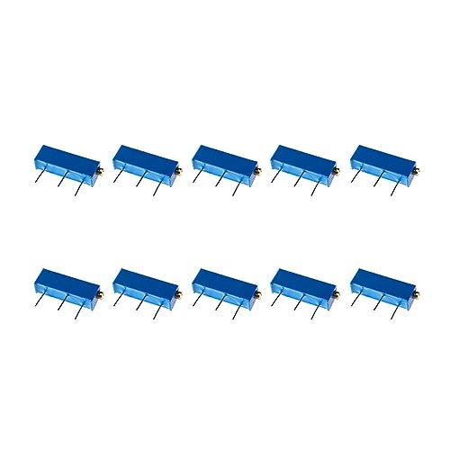 50PCS 3006P Präzisions-Trimmpotentiometer mit variablem Widerstand 1K 2K 5K 10K 20K 50K 100K 200K 500K 1M 100R 200R 500R(50K Ohm) von ELPNLJZN