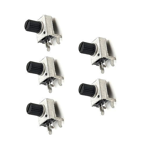 50PCS RV09 Horizontale 7,5mm 3Pin Dichtung Dreh Potentiometer 1K 2K 5K 10K 20K 50K 100K 0932 Einstellbare Widerstand Potentiometer kit(20K Ohm) von ELPNLJZN