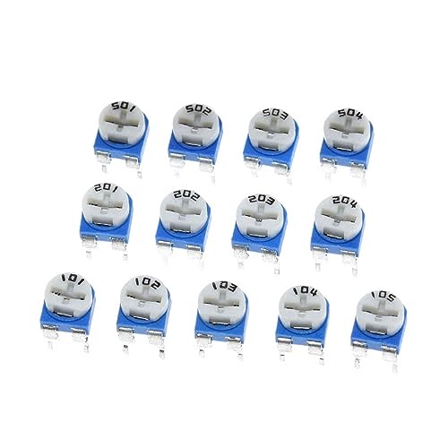 Trimmpotentiometer RM065 obere Einstellung 100R-1M RM065 WH06-2 Variable Widerstände, sortiertes Kit 13Typ*5 Stück=65 Stück von ELPNLJZN