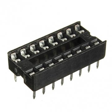 5 Stück 2,54 mm 16 Pins IC Sockel DIP Sockets Adapter Löten Typ breit //5 Pcs 2.54mm 16 Pins IC Socket DIP Sockets Adaptor Solder Type Wide von elpohl