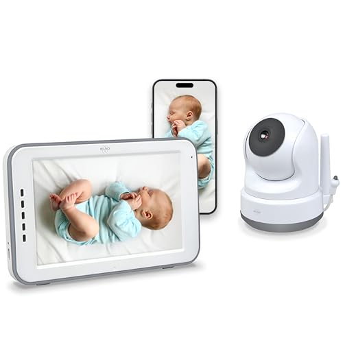 ELRO BC4000 Baby Monitor Royale Full HD Babyfon mit 12,7 cm Touchscreen und App von ELRO