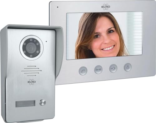 ELRO DV4000 Video Türsprechanlage │ 1080P Full HD Kamera mit Nachtsicht │ 4-Draht Kabel │ 16 Klingeltöne von ELRO