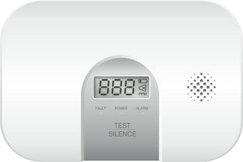 ELRO FC2802 Kohlenmonoxid Melder - 10-Jahres Sensor - nach EN50291 - mit Display, Prüftaste und Batterie Warnanzeige von ELRO