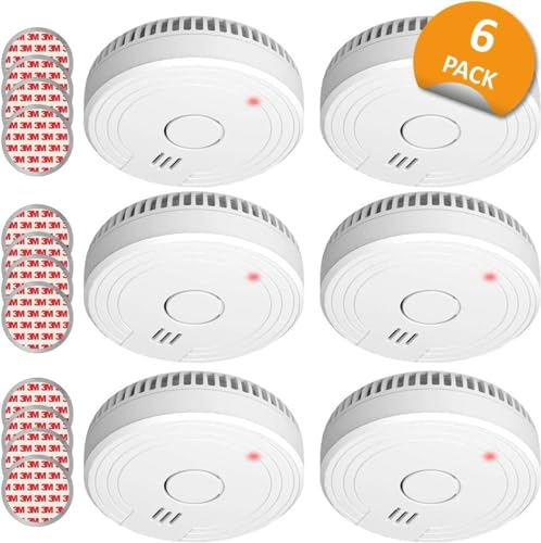 ELRO FS1805M | 6-Teiliges Rauchmelder-Set | Magnetisches Befestigungsset | 5 Jahre Batterie & Garantie | Entspricht der europäischen Norm EN14604 | Weiß | Set mit 6 Stück ELRO FS1805M | 6-Teiliges Rauchmelder-Set | Magnetisches Befestigungsset | 5 Jahre Batterie & Garantie | Entspricht der europäischen Norm EN14604 | Weiß | Set mit 6 Stück von ELRO