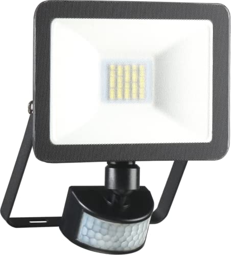 ELRO LF60 Design-LED-Außenleuchte mit Bewegungssensor - 10 W – 800 LM – IP54 Wasserdicht - Schwarz von ELRO