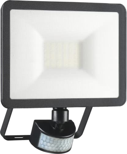 ELRO LF60 Design-LED-Außenleuchte mit Bewegungssensor - 20 W – 1600 LM – IP54 Wasserdicht - Schwarz von ELRO