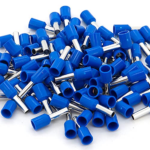 100x Isolierte Aderendhülsen ELS Elektrotechnika 2.5mm² / 8mm blau von ELS Elektrotechnika