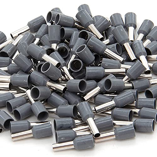 100x Isolierte Aderendhülsen ELS Elektrotechnika 4mm² / 9mm grau von ELS Elektrotechnika