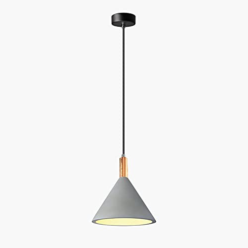 ELS Elektrotechnika Betonlampe Hängelampe in Grau DENEB mit Fassung GU10, modern design Deckenleuchte, höhenverstellbar, elegante für Esstischlampe, Flur, Wohnzimmer. von ELS Elektrotechnika