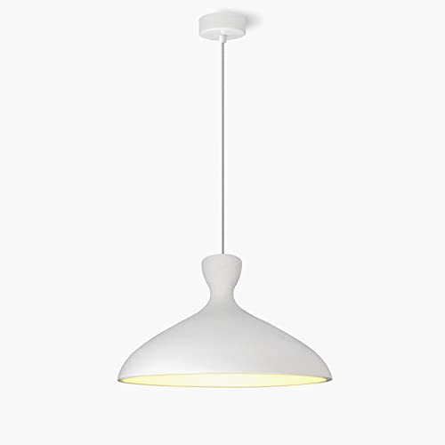 ELS Elektrotechnika Pendellampe Pendelleuchte Hängeleuchte E27 230V Deckenlampe SHAULA weiss Gips, Industrial, moderner Design, für das Wohnzimmer, Schlafzimmer oder Küche. von ELS Elektrotechnika