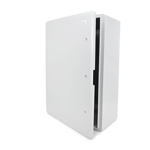 ELS Elektrotechnika Schaltschrank Industriegehäuse IP65 verzinkter Montageplatte Verriegelung Tür mit umlaufender Dichtung Wandgehäuse Gehäuse Leergehäuse ABS Kunststoff leer Schrank 500x700x260 von ELS Elektrotechnika