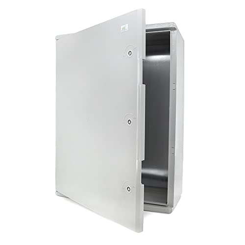ELS Elektrotechnika Schaltschrank Industriegehäuse IP65 verzinkter Montageplatte Verriegelung Tür mit umlaufender Dichtung Wandgehäuse Gehäuse Leergehäuse ABS Kunststoff leer Schrank 600x800x260 von ELS Elektrotechnika