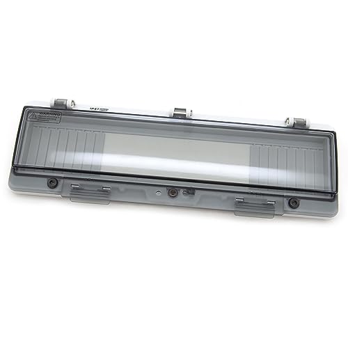 ELS Elektrotechnika Klappfenster IP67 Einbau Sichtfenster Betätigungsklappe 16-Module TH35 Schiene Einbaurahmen für Verteiler Schaltschränke Maschinen von ELS Elektrotechnika