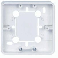 Elso - Geräteträger flach 20mm Renovierung reinweiß, Aufputz, 504104 Abdeckungen & Rahmen von ELSO
