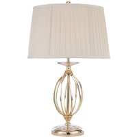 Elstead Lighting AG-TL-POL-BRASS Tischleuchte Aegean 1xE27 H:58 Ø36cm von ELSTEAD