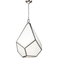 4 Light Large Diamond Deckenleuchter Pendelleuchte Nickel poliert, E27 - Elstead von ELSTEAD