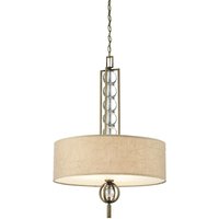 Elstead - Celestial - 3 Lichtdeckenanhänger Bronze, Beige, E27 von ELSTEAD