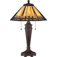 Arden - 2 leichte Tiffany Schreibtischlampe Bronze, E27 - Elstead Arden - 2 leichte Tiffany Schreibtischlampe Bronze, E27 - Elstead von ELSTEAD