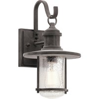 Außenleuchte IP44 Aluminium Regenglas Rustikal E27 von ELSTEAD