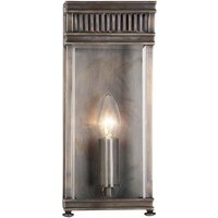 Außenleuchte Wandlampe Laterne Messing Glas Bronze h 31 cm Gartenlampe Antik Außenleuchte Wandlampe Laterne Messing Glas Bronze h 31 cm Gartenlampe Antik von ELSTEAD