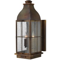 Außenwandlampe Messing in Braun IP44 Rustikal von ELSTEAD