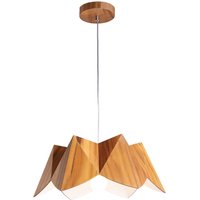 Außergewöhnliche Hängelampe Holz Furnier Teak B: 46 cm E27 Außergewöhnliche Hängelampe Holz Furnier Teak B: 46 cm E27 von ELSTEAD