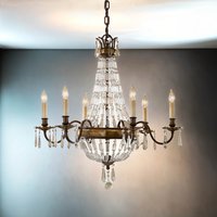 Barock Kronleuchter Kristall Ø69cm opulentes Design von ELSTEAD