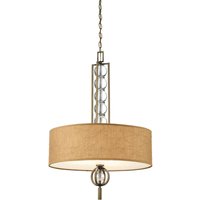 Celestial - 3 Lichtdeckenanhänger Bronze, Beige, E27 - Elstead Celestial - 3 Lichtdeckenanhänger Bronze, Beige, E27 - Elstead von ELSTEAD