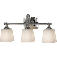 Concord - 3 Licht Badezimmer über Spiegel Licht Chrom poliert IP44, G9 - Elstead von ELSTEAD
