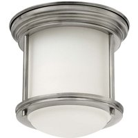 Deckenlampe Badezimmerlampe Deckenleuchte IP44 Nickel Stahl Opal Glas Deckenlampe Badezimmerlampe Deckenleuchte IP44 Nickel Stahl Opal Glas von ELSTEAD