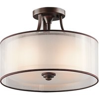 Deckenlampe CANELADO in Bronze Wohnzimmer Lampe von ELSTEAD